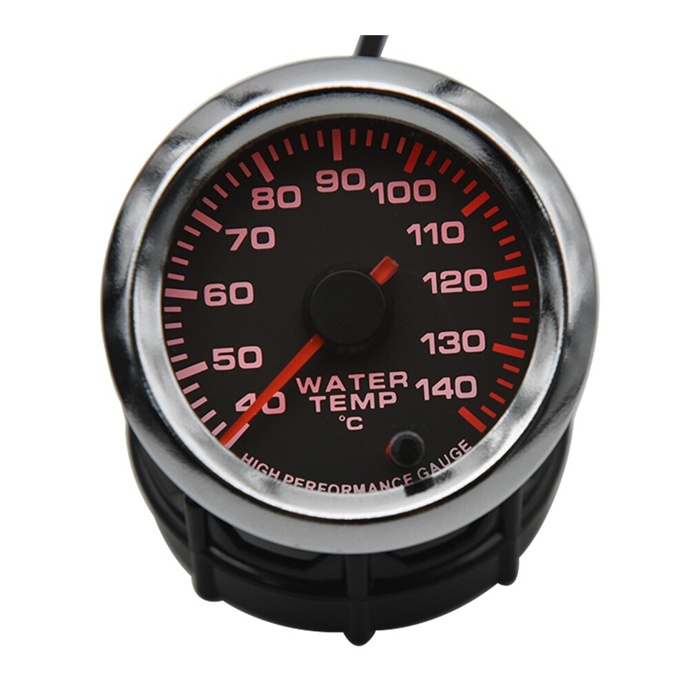 52MM Auto Wasser Temperatur Gauge 40-140 Celsius Mit Wasser Temp Joint Rohr Sensor Adapter 1/8NPT 28-40MM 7 Farbe Hintergrundbeleuchtung