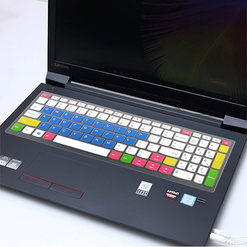 For Lenovo IdeaPad 510 110 15 110-15 V110 V110-15 V310 15ISK Flex 4 15 Notebook 15.6 inch Laptop Keyboard Skin Cover: candyblue