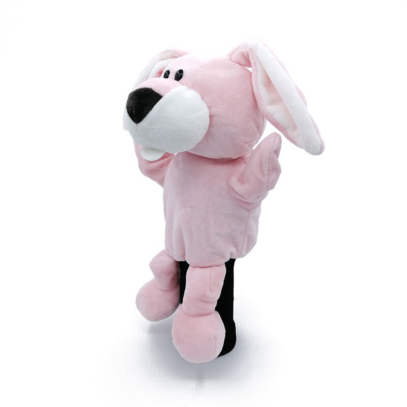 Couvre-chef lapin rose pour conducteur de Golf, 460cc, Animal de dessin animé, accessoires de Golf, mascotte, nouveauté, mignon