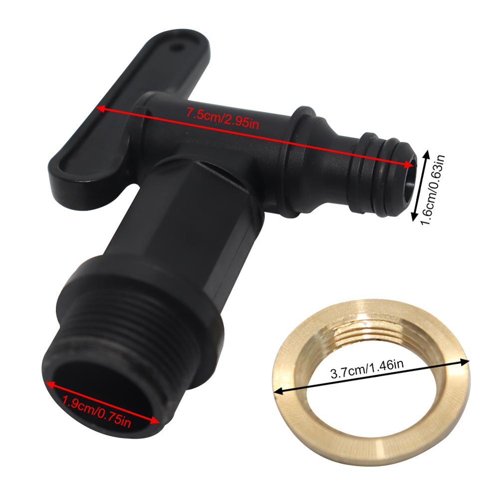 3/4" IBC Tank Tap Adapter Thread Connector Replacement IBC Tank Fitting tote connector ibc tote fittings