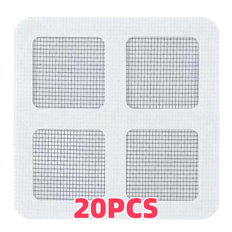 10 Stuks Wegwerp Haar Catchers Voor Douche Mesh Douche Afvoer Covers-Vloer Gootsteenzeefje Filter Mesh Stickers Badkamer Accessoires: YELLOW