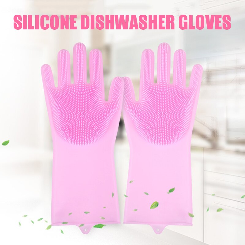 Gants de vaisselle en Silicone, fournitures de cuisine, outils de nettoyage, gants de vaisselle, BV789