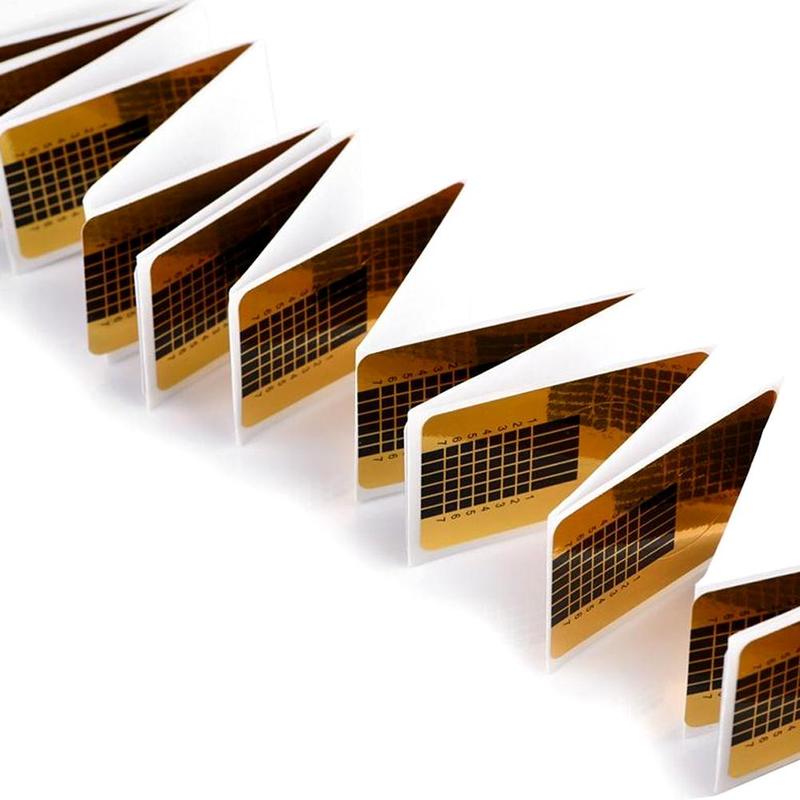 Professionele Nail Forms Sticker 10/20/40 Pcs Acryl Vorm Nagels Gel Extension Guide Curl Polish Art Nail curve Tips Z7B7