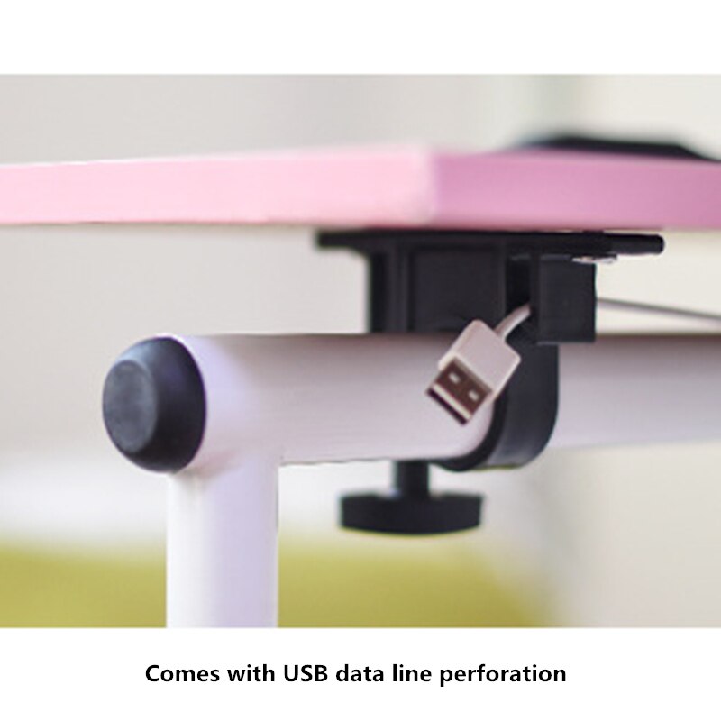 High carbon steel skeleton laptop desk home laptop stand bedside small side table children's study table coffee tables