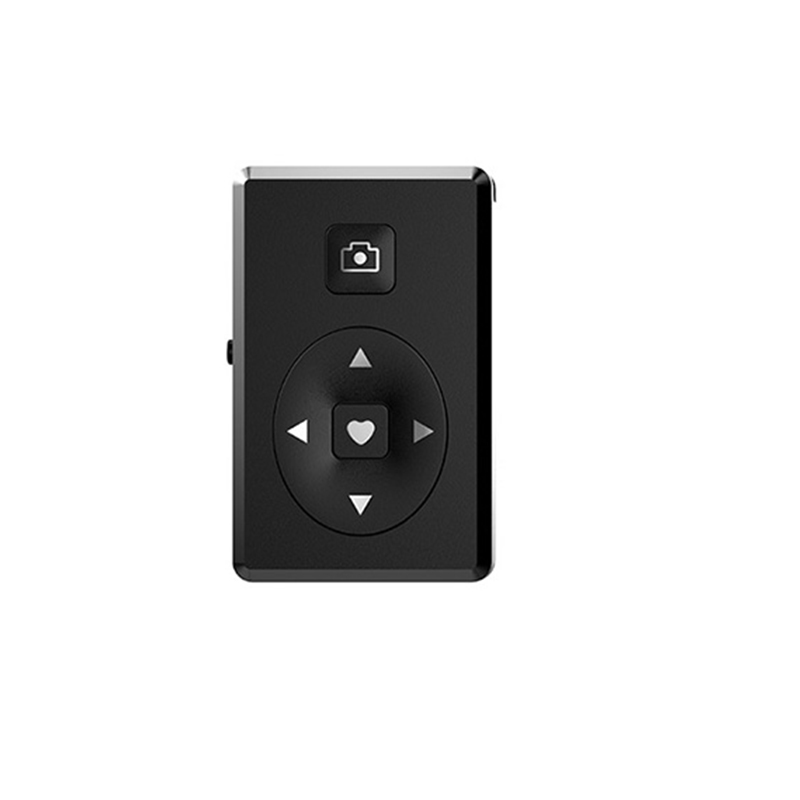 Mando a distancia Bluetooth inteligente disparador inalámbrico controlador remoto temporizador automático para IPhone Huawei P20 P30 Pro Xiaomi Control remoto: Black
