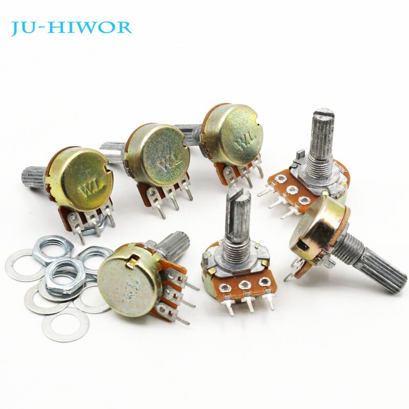 Horizontal Potentiometer linéaire 1K (6mm shaft / 10mm length, 1k