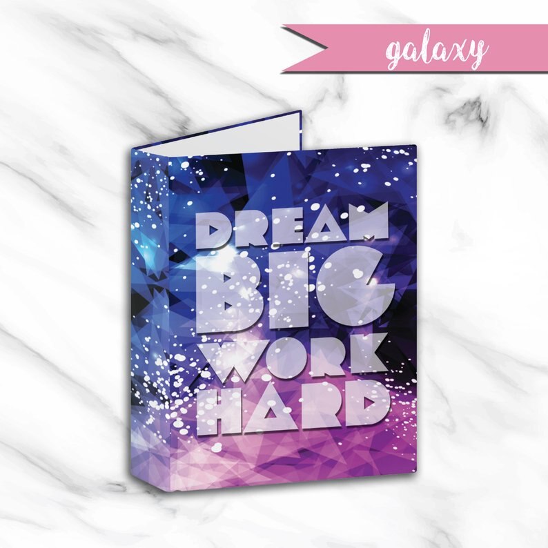 undated planner, life planner, planner stickers, planner binder, planner kit, planner miya student planner galaxy planner, motiv