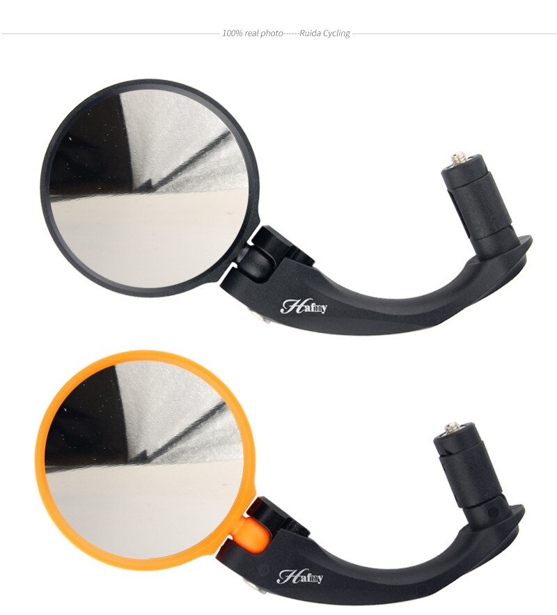 Hafny flexibel Fahrrad Spiegel Klar Rückansicht Spiegel Lenker Ende Zurück Auge Sicherheit Spiegel Für Fahrrad MTB Straße Fahrrad Spiegel