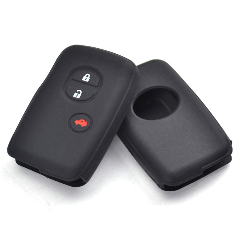 Siliconen Autosleutel Geval Voor Toyota Land Cruiser Prado 150 Avensis Prius Crown Voor Subaru Forester Xv Cover Remote Fob protector