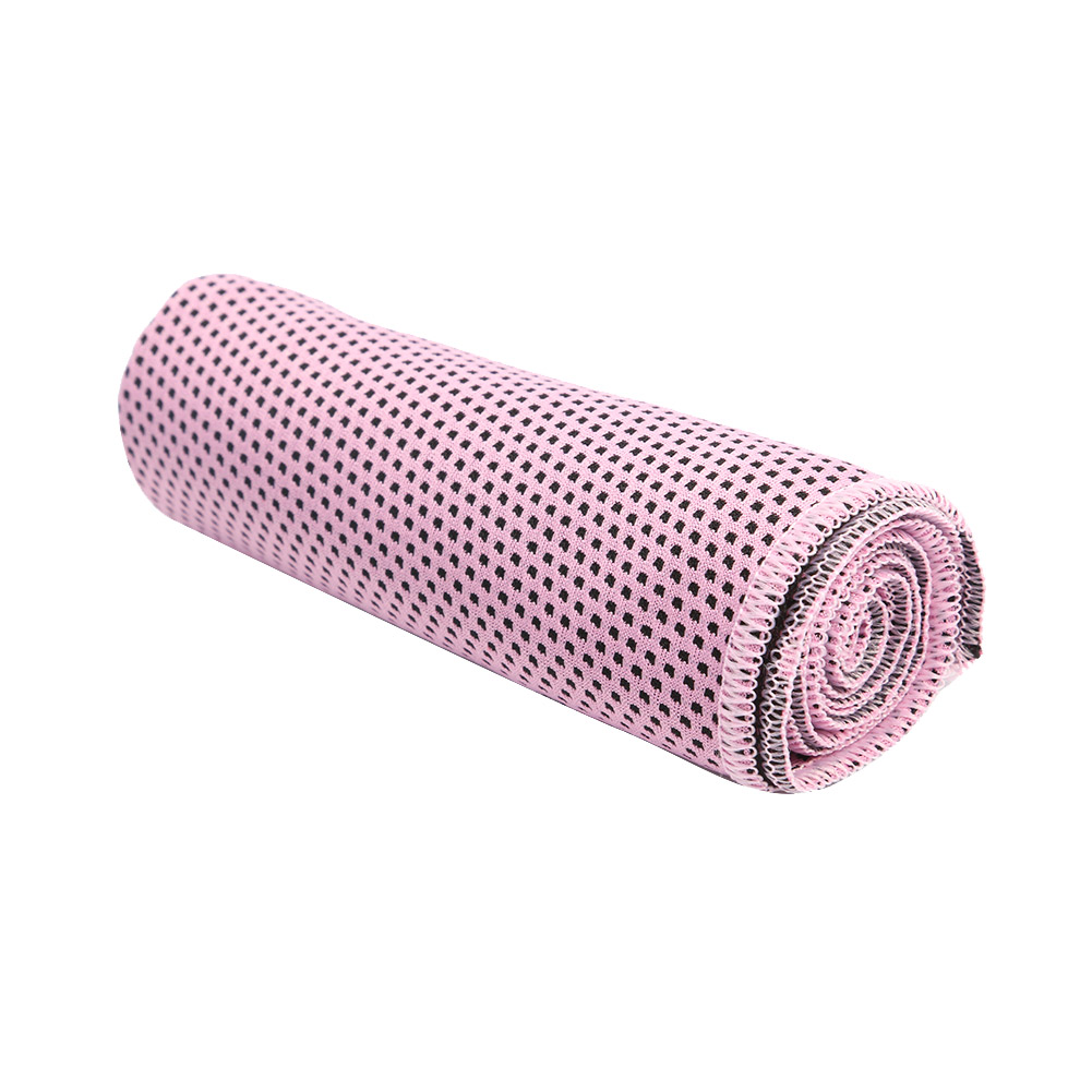 Eis Kalt Sport Handtuch Sommer Gym Outdoor Fitness Übung Schnell Trocken Kühlung Handtuch für Männer Frauen Unisex: Rosa