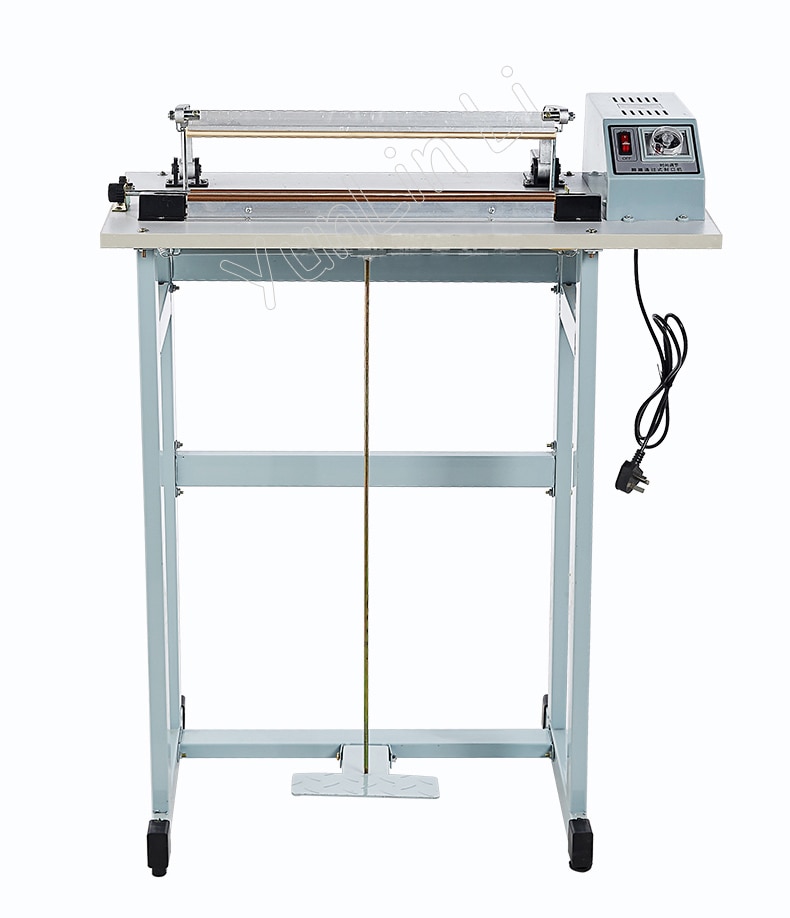 Máquina de sellado de película plástica, Pedal de pie, sellador de bolsas de plástico, máquina de sellado térmico, paquete, uso SF-400