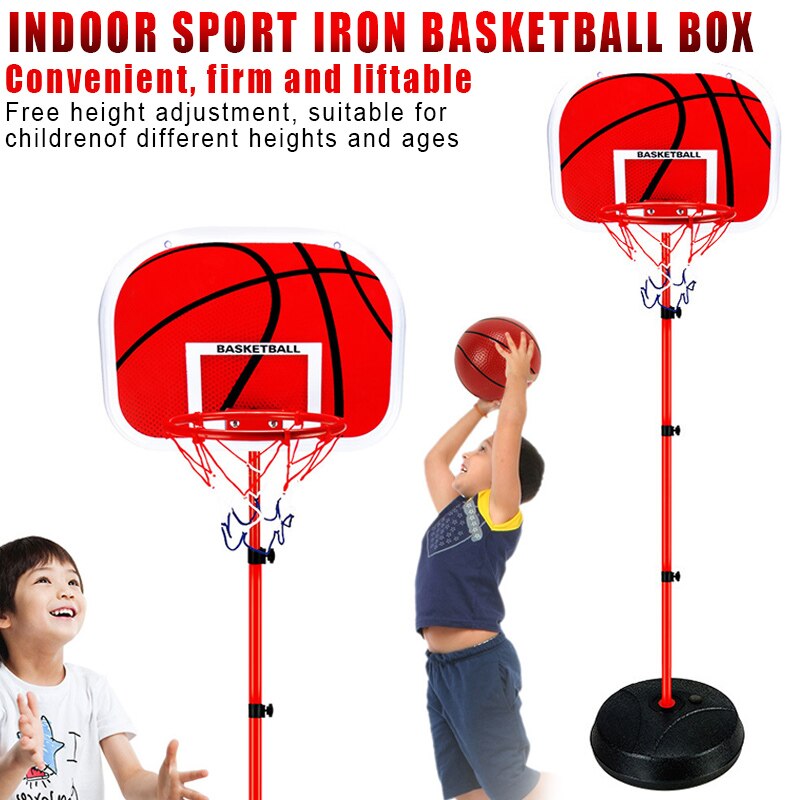 Children Height Adjustable Portable Basketball System Basketball Hoop Indoor Sports Toy ASD88