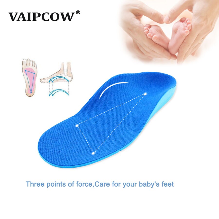 VAIPCOW Doctor Recommends Children's Insoles O/X Leg Foot Valgus Arch Support Orthosis Flat Foot corrigibil Insole Foot Care