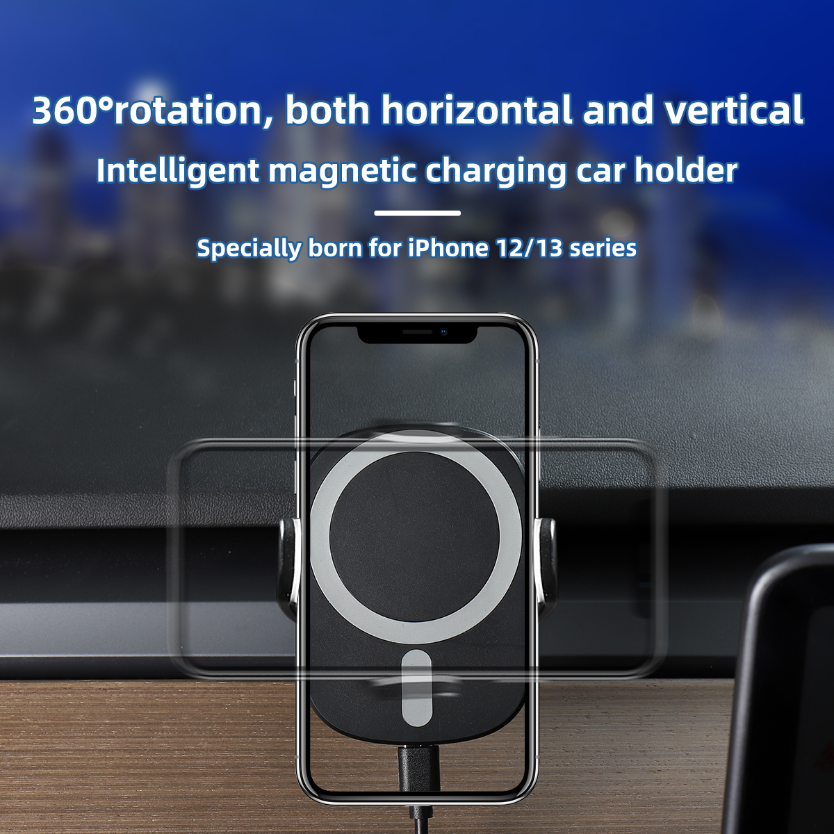 For Tesla Model 3 Model Y Dashboard GPS Stand Navigation bracket 15W fast charging mobile phone Holder model3 Accessories