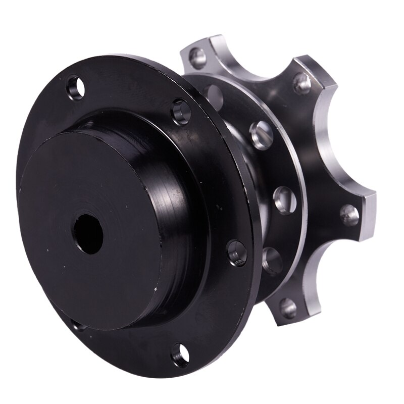 Universal Steering Wheel Quick Release Hub Boss Kit Wheel Hub Adapter for 6 Hole Steering Wheel Hub