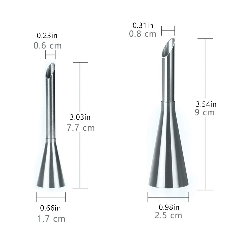 Lange Piping Icing Nozzles Tip Spuitzak Cake Cupcake Sugarcraft Decoreren Gereedschappen