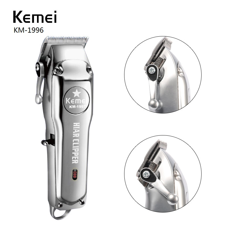 Kemei Alle Metalen Professionele Elektrische Tondeuse Oplaadbare Tondeuse Kapsel Scheren Machine Kit KM-1996 KM-2024 KM-5027