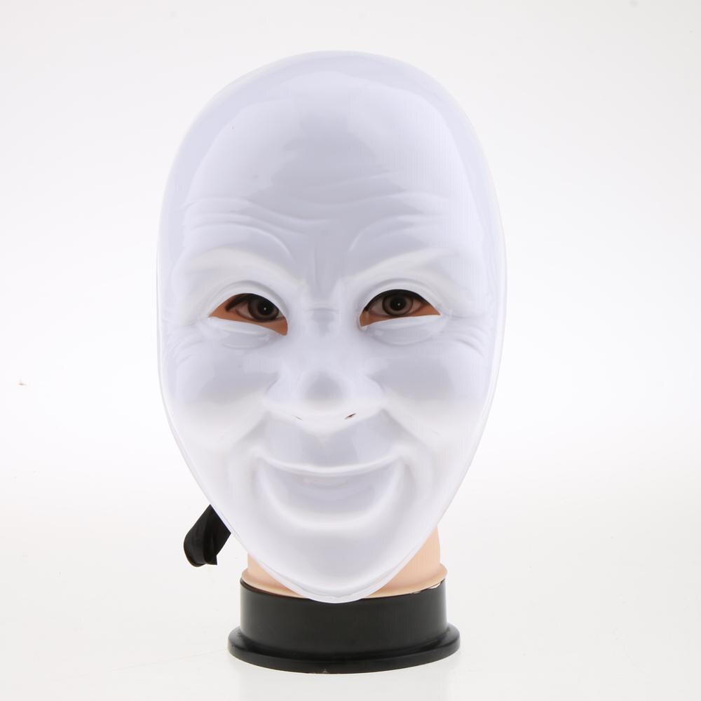 man women cool full face mask cute novelty face full cover mask scary role play game tool