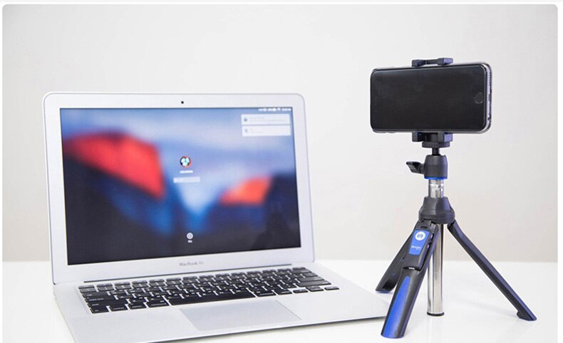 Benro  mk10 desktop 4 in 1 udvidelig selfie stick live holder bluetooth fjernbetjening til iphone gopro huiwei mi telefon