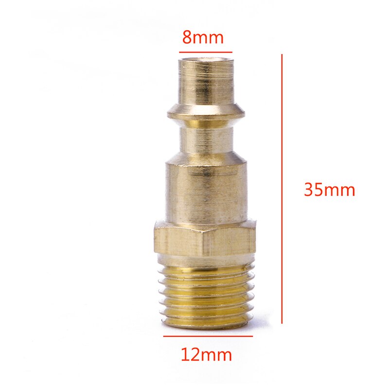 1/4" NPT Quick Coupler Air Line Hose Compressor Fittings Male Quick Compressor Connector