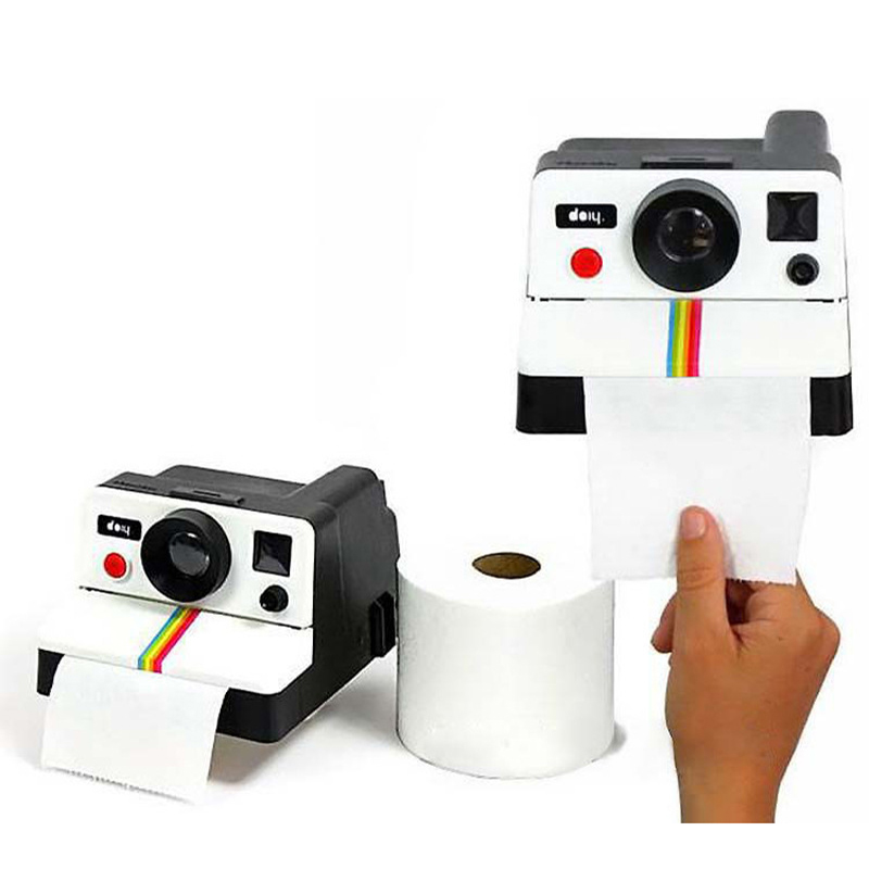 Retro Camera Toilet Paper Roll Holder Wall Mounted Toilet Paper Holder Paper Dispenser for Bathroom Tissue , toilette appareil