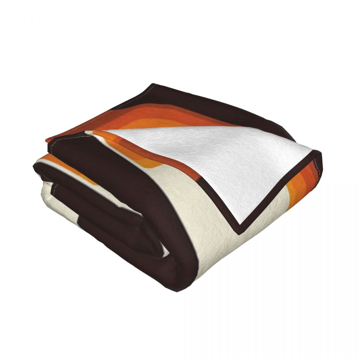 Manta naranja moderna de mediados de siglo cumple con los años 1970, colcha de cama a cuadros, colcha de 90, alfombra de oración islámica 135