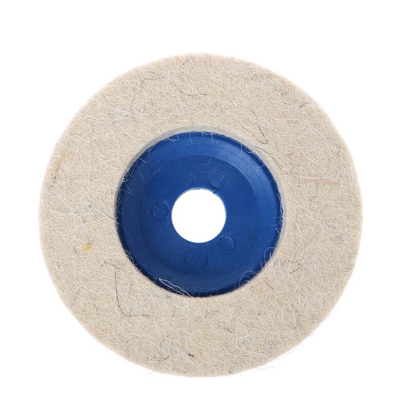 5Pcs 4'' Round Polishing Wheel Felt Wool Buffing Polishers Pad Buffer Disc Tools