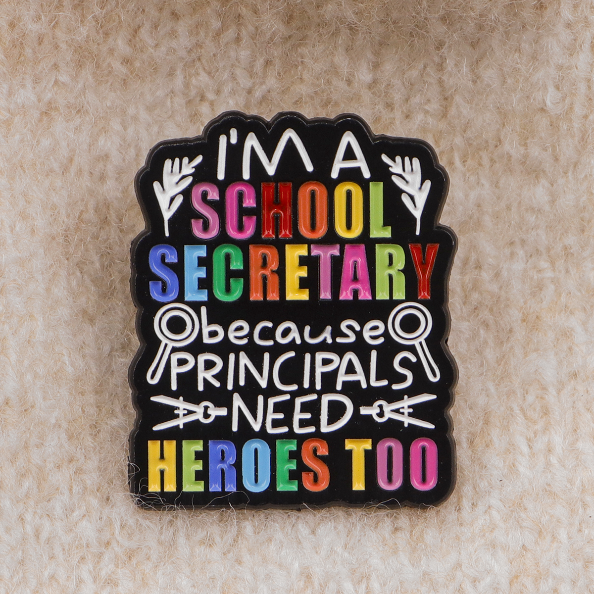 Citat sætning ord emalje nåle metal tegneserie broche rygsæk hat taske krave revers badges mænd kvinder smykker