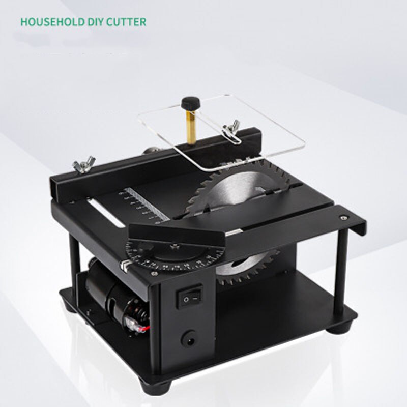 Mini desktop sawing machine electric cutting machine band saw blade adjustable speed angle adjustment 35MM cutting depth