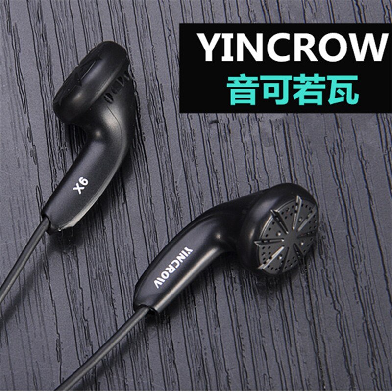 Originele Yincrow X6 In Ear Oortelefoon Oordopjes Platte Hoofd Plug Oordopjes Pk PK1 MX985 Oordopjes Doden Monnik Oordopjes