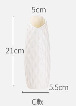 Vases for Decoration Home Plastic Vase White/Blue Flower Basket Arrangement Living Room Modern Style Simple Artistical: Sales promotion