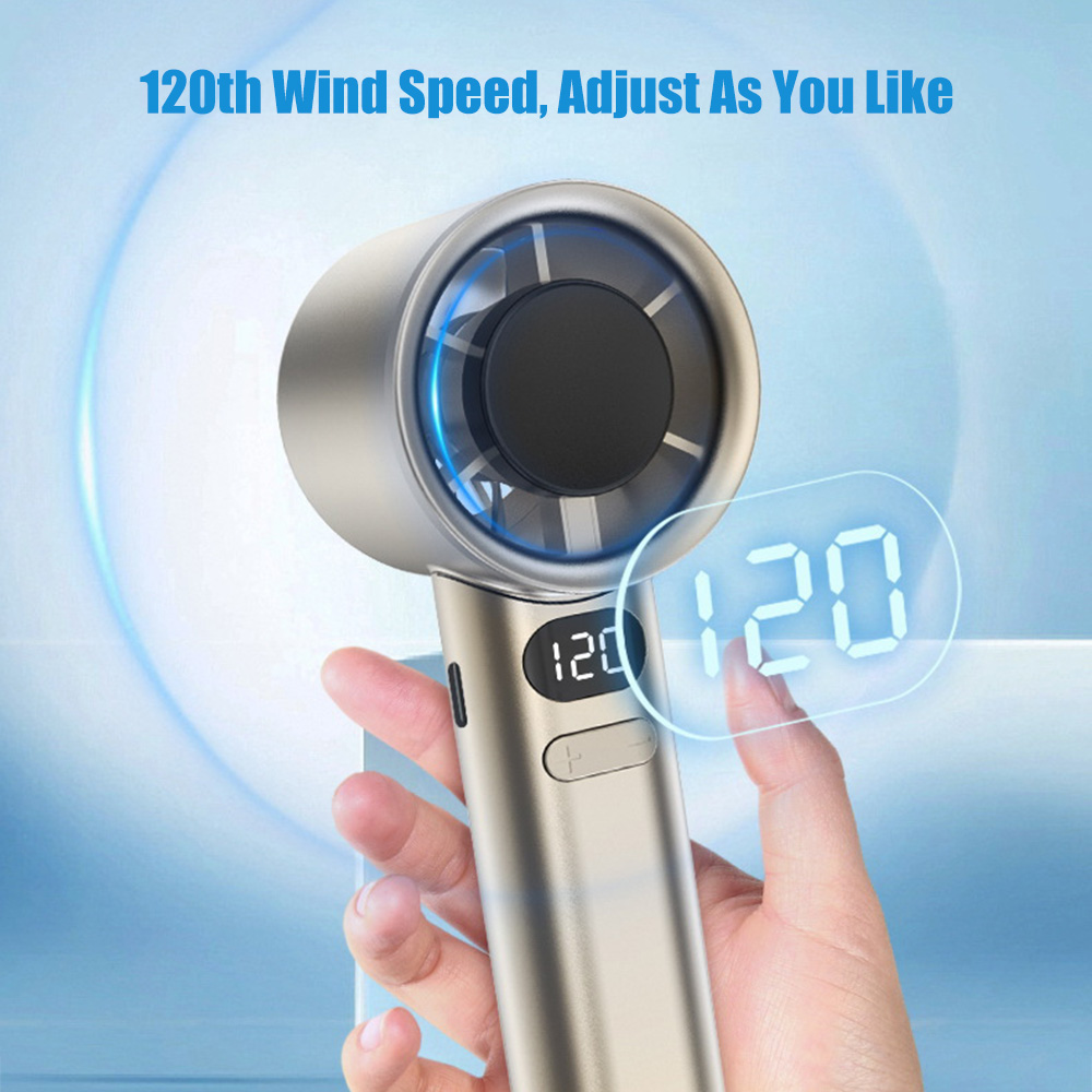 Przenośny Wiatraczek Ręczny Chłodzący Lodem mini Bezłopatkowy Wiatrak Ręczny USB Akumulatorowy Osobisty Wysokobrotowy Wiatrak Elektryczny Wiatrak robić Rzęs