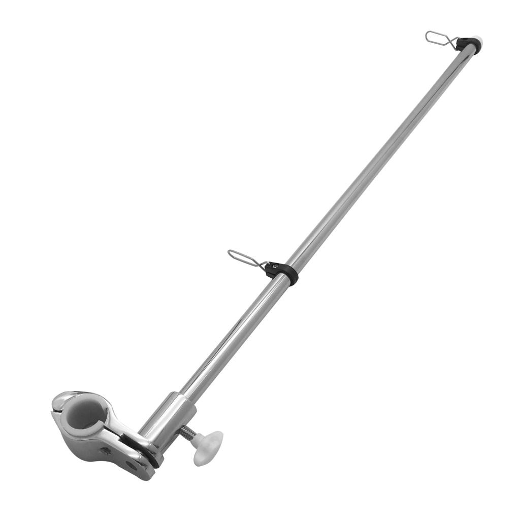 21inch Flag Pole, Stainless Steel Spinning Flag Pole with Bracket Wall Mount Flag Pole for Commercial, Residential, Outdoor