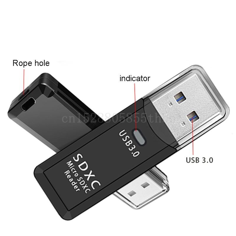 2in1 Usb 3.0 High Speed Adapter Micro Sd Tf Sd Geheugenkaart Lezer Voor Pc Laptop