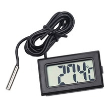 Wasserdichte LCD Elektronische Haustier Aquarium Thermometer Digital draussen Temperatur Messen Werkzeug Mit Sonde Aquatische Produkte