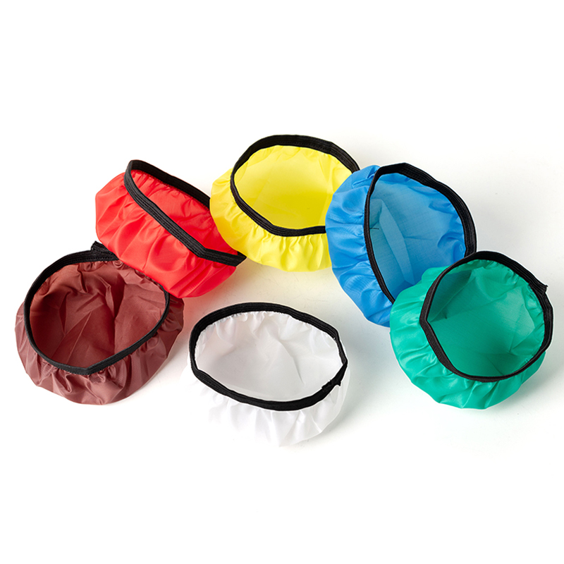 Chaussette diffuseur de lumière douce, 7 pouces, 180mm, 6 couleurs, filtre en tissu pour montage Bowens, réflecteur Standard, diffuseur, plat d'ombre, grille en nid d'abeille