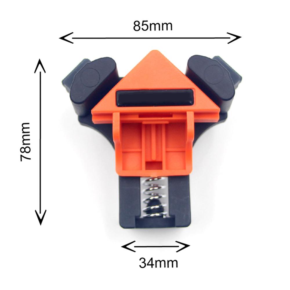 90° Right Angle Clip Woodworking Multifunction Clamps Hand Tool Corner Holder Wooden Furniture Hole Punched Corner Fixed Tool