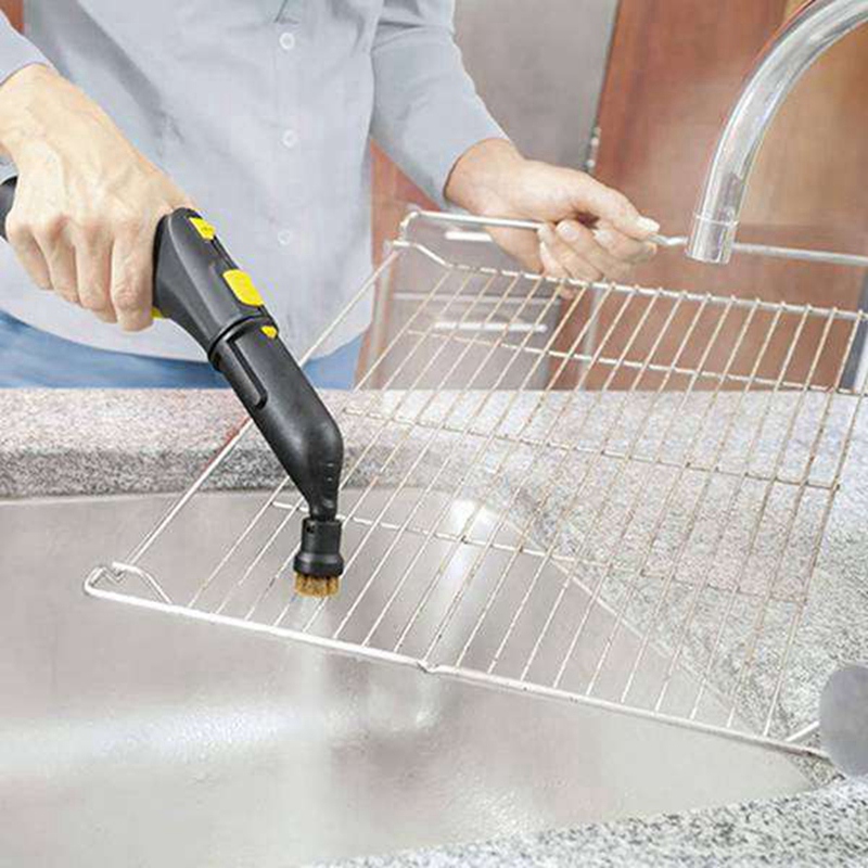 Tête de brosse à buse pour nettoyeur vapeur Karcher SC2 SC3 SC4 SC5, accessoires Karcher de remplacement, buse de fenêtre, brosse ronde