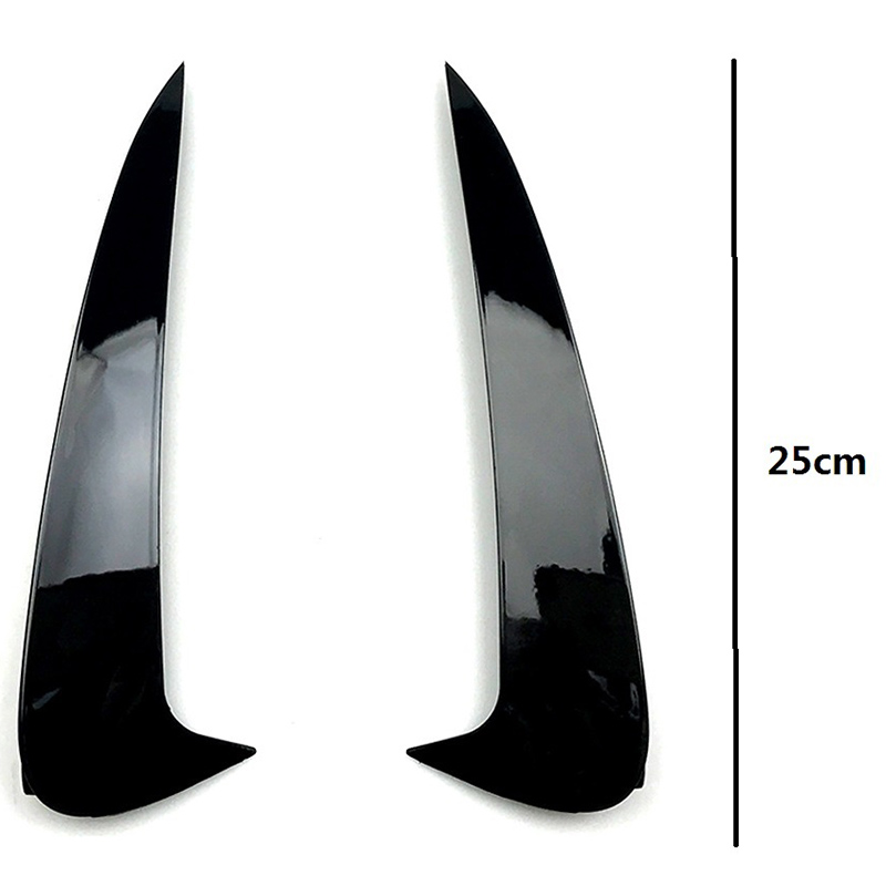 Rear Bumper Spoiler Air Vent Trim Cover Car Body Stickers Covers For For Benz C Class W205 C43 C63 Amg Black Car Acces