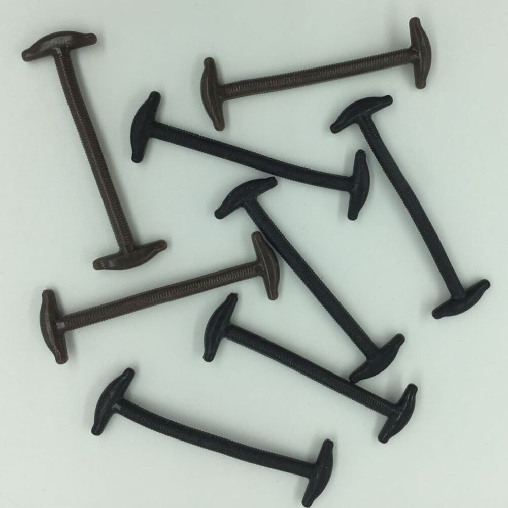 10pcs/lot Silicone Shoelaces Elastic Shoe Laces Special No Tie Shoelace for Men Women Lacing Rubber Zapatillas 2 Colors: Black 4cm