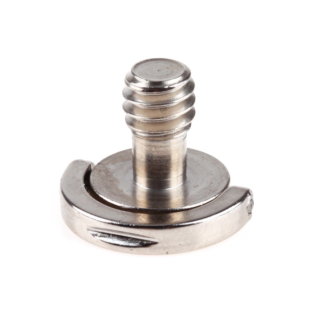 Caméra trépied tête rapide plaque de dégagement vis 1/4 d-ring trépied vis tirer anneau adaptateur pour caméra trépied monopode