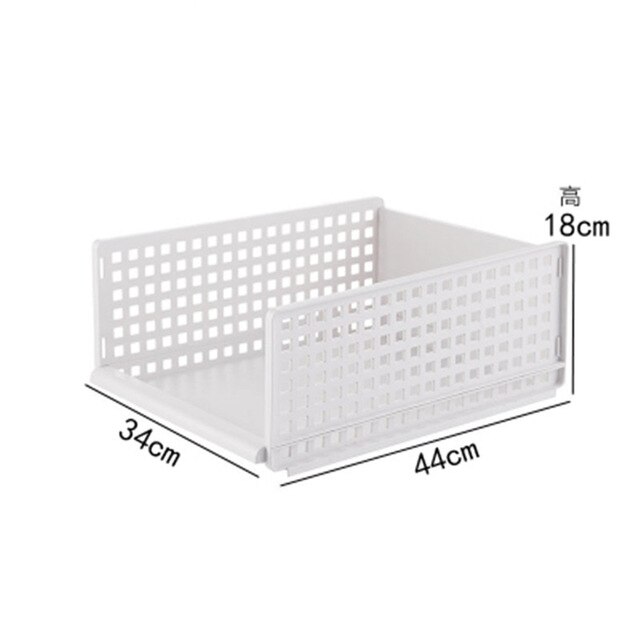 Foldable Drawer Closet Organizer Multifunction Separated Wardrobe Clothes Underwear Bra Socks Stackable Storage Box Home Items: A-S