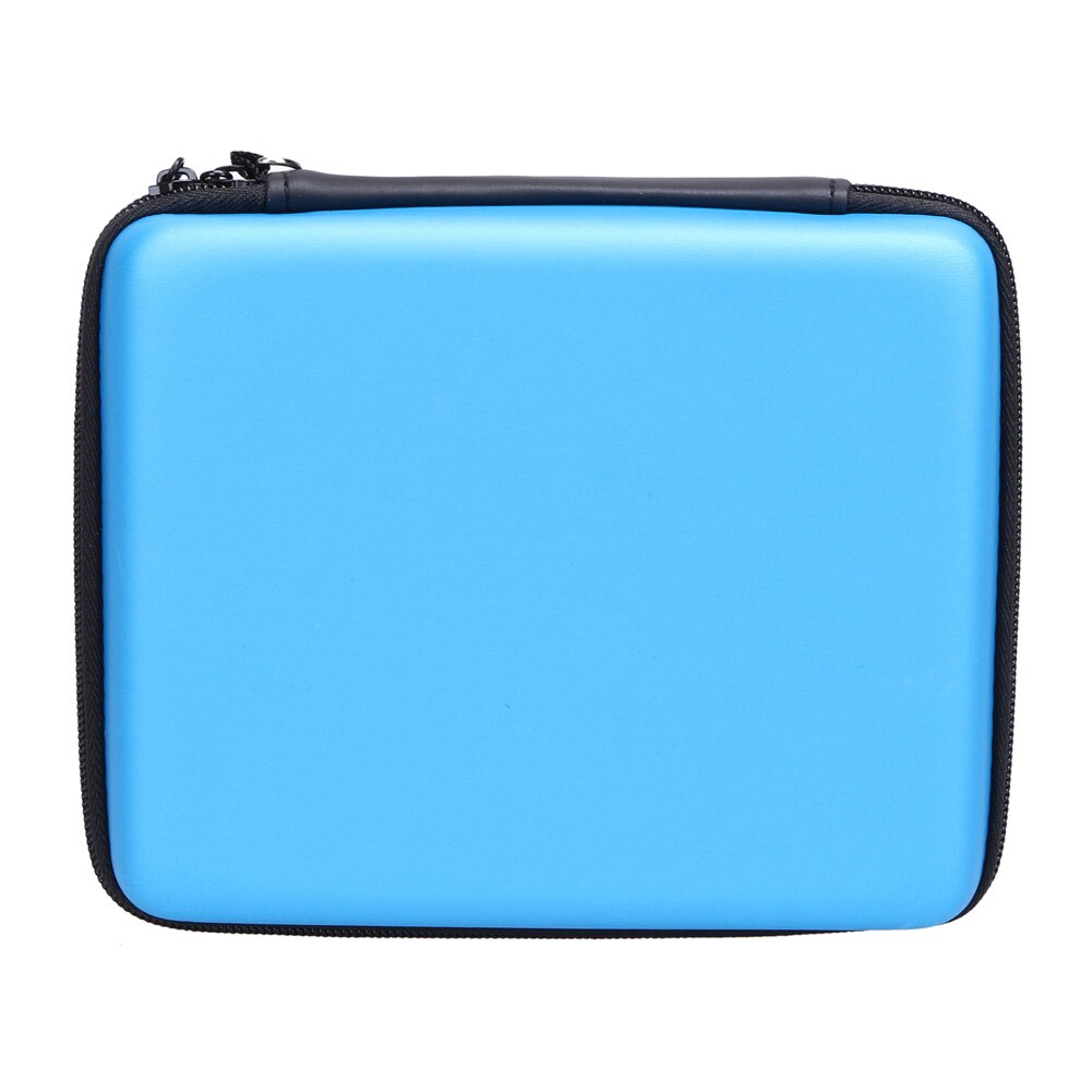 Portable Bag Accessoris Opbergtas Console Opslag Harde Eva Storage Zip Case Beschermende Houder Voor Nintendos Schakelaar 2DS: Blauw