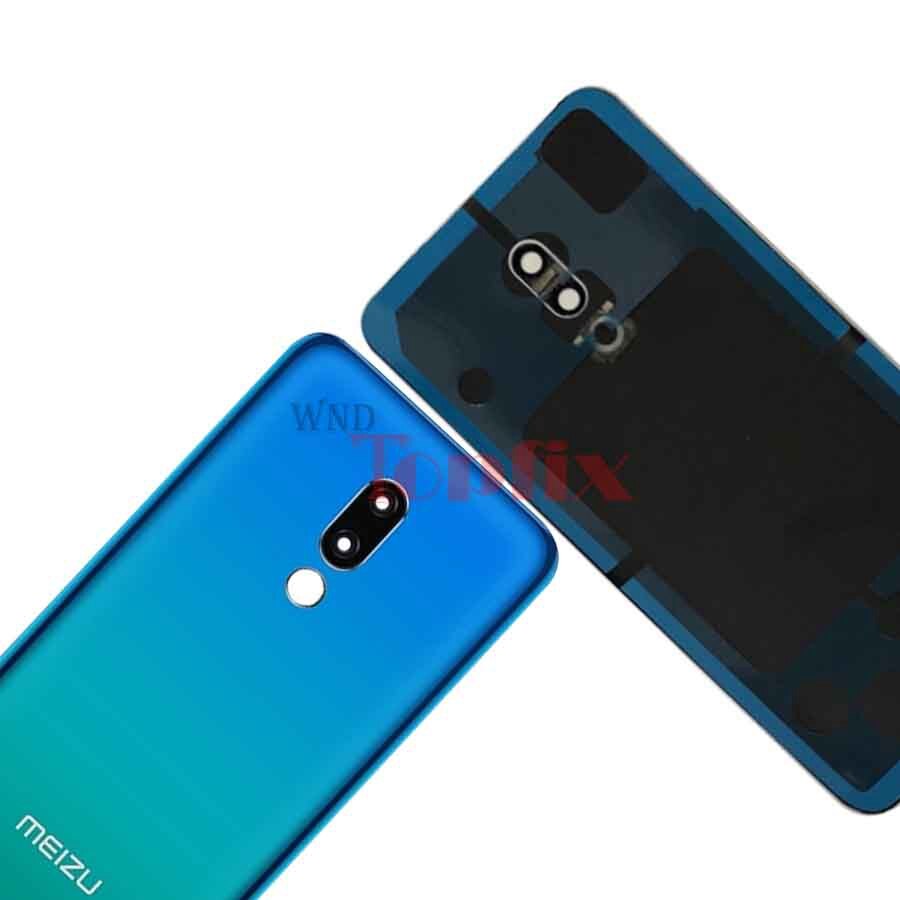 Do meizu 16 16th Case tylna szyba tylna klapka zamiennik meizu 16 plus pokrywa baterii z naklejką samoprzylepna 16x tylna okładka