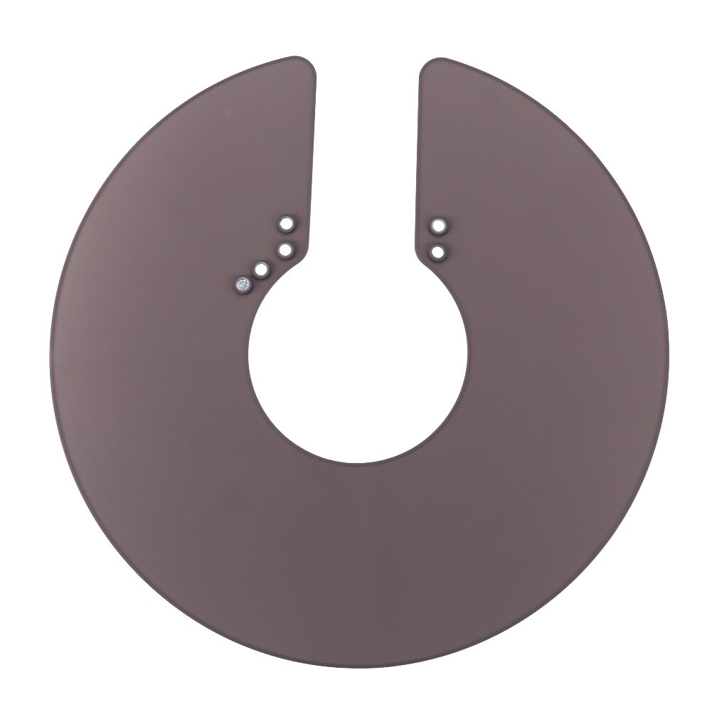 Haircut Shoulder Pad Neck Shield Shawl Hair Dyeing Tool Silicone Salon Supplies Hair Transparent Bib Hairdressing Tool: Black