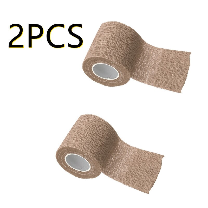 4.5M kolorowe elastyczne bandaż sportowy samoprzylepny bandaż dla Fitness nakolanniki wsparcie kostki Finger Wrap taśmy kinezjologiczne: green / 5cmx4.5m