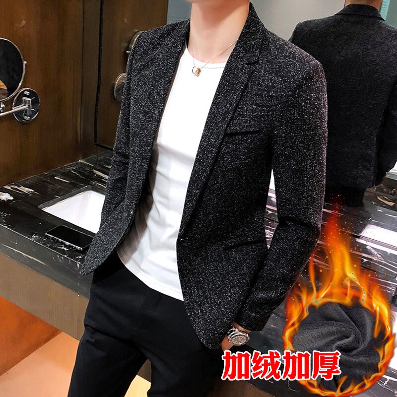 Harmaa rento miesten ohut bleiseri mallit muodollinen takki miesten slim fit tyylikäs rento bleiseri klassinen traje lentejuelas puku takki  jj60xx