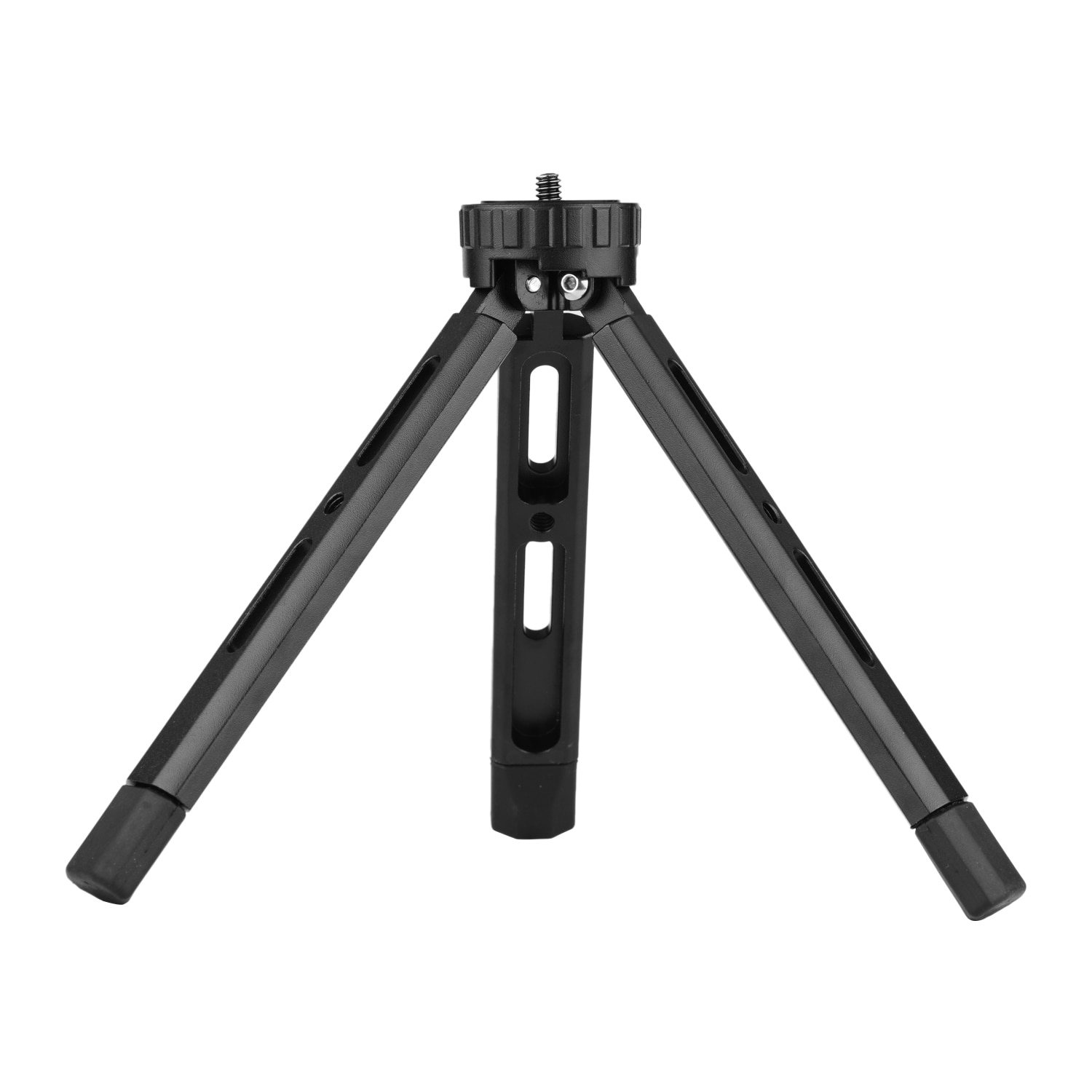 Mini treppiede pieghevole da tavolo in lega di alluminio con attacco a vite 1/4 per fotocamera DSLR Smartphone stabilizzatore di luce a LED Max. Carico 15KG
