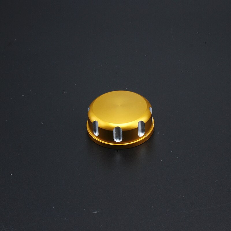 Motorfiets Plastic Water Koelvloeistof Reservoir Tank Cnc Caps Koelvloeistof Reservoir Tank Radiator Overloop Voor Kawasaki KLX250 Klx 250: Gold Cap