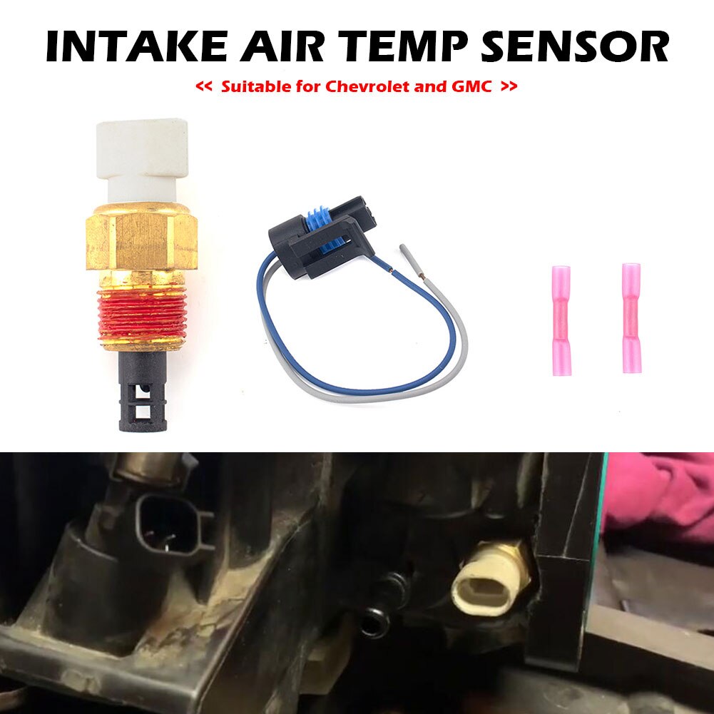 Intake Air Temperature Sensor Automotive Temperature Temp Auto Sensor for GMC Chevy IAT MAT ACT VAT MCT ATS CTS